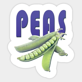 Peas Sticker